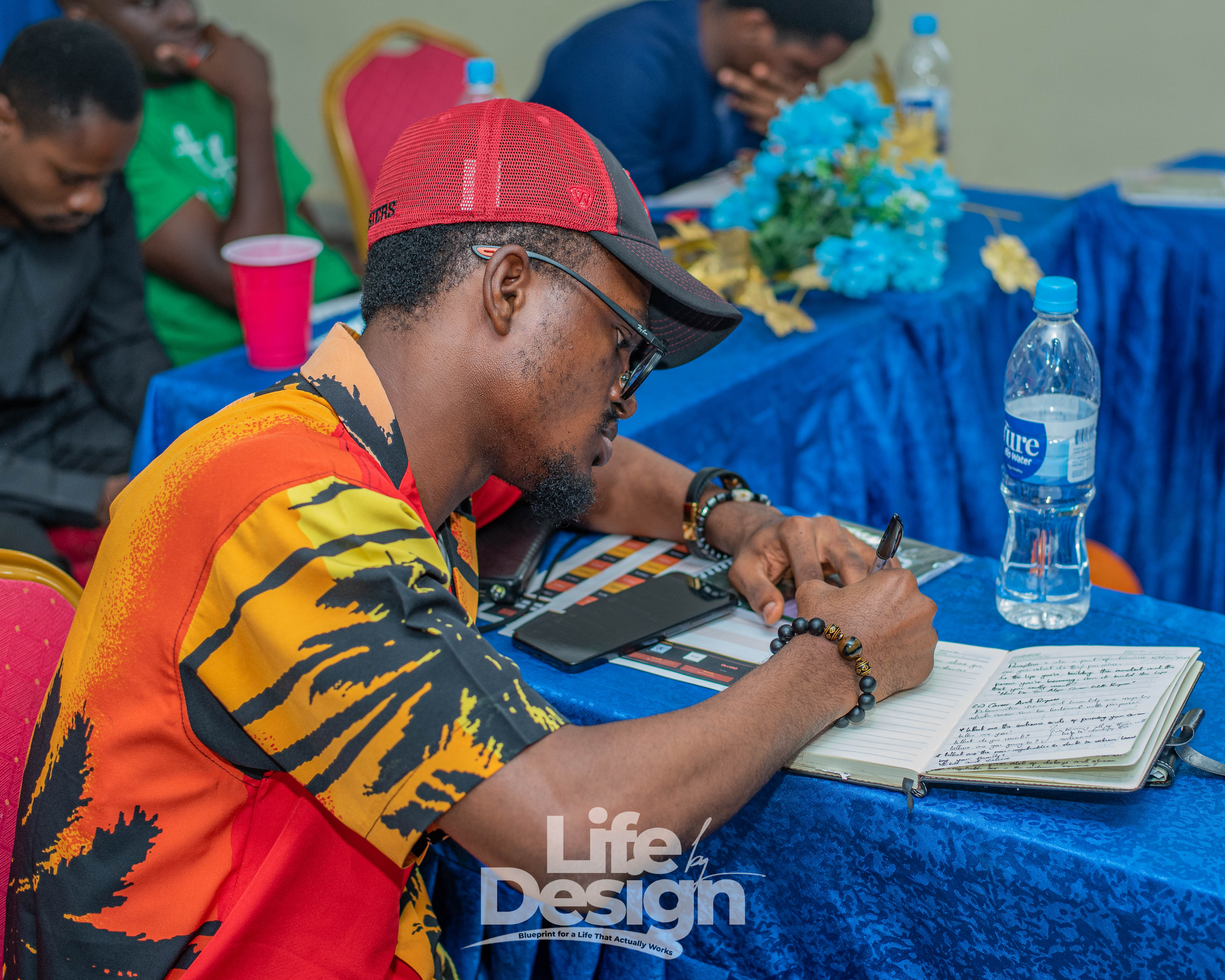Life by Design — attendee writing